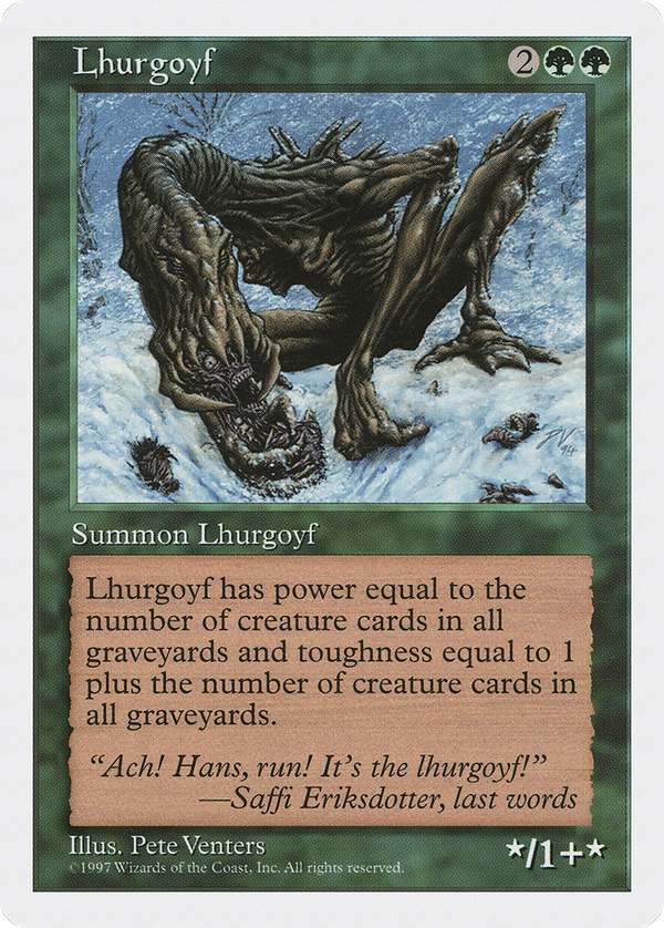 Lhurgoyf (5ed)