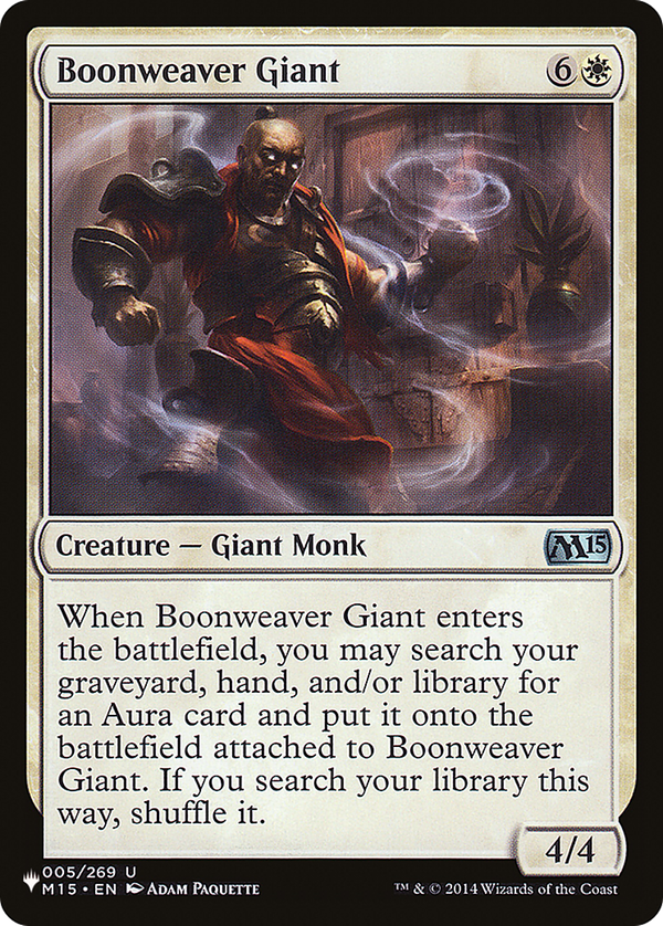 Boonweaver Giant (plst)