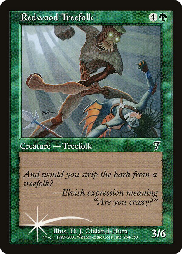 Redwood Treefolk (7ed)