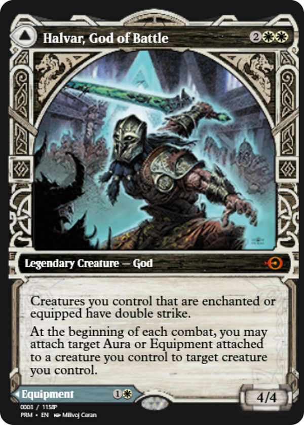 Halvar, God of Battle // Sword of the Realms (prm)