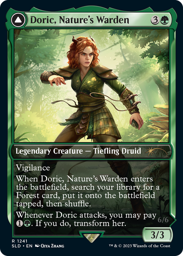 Casal, Lurkwood Pathfinder // Casal, Pathbreaker Owlbear (sld)