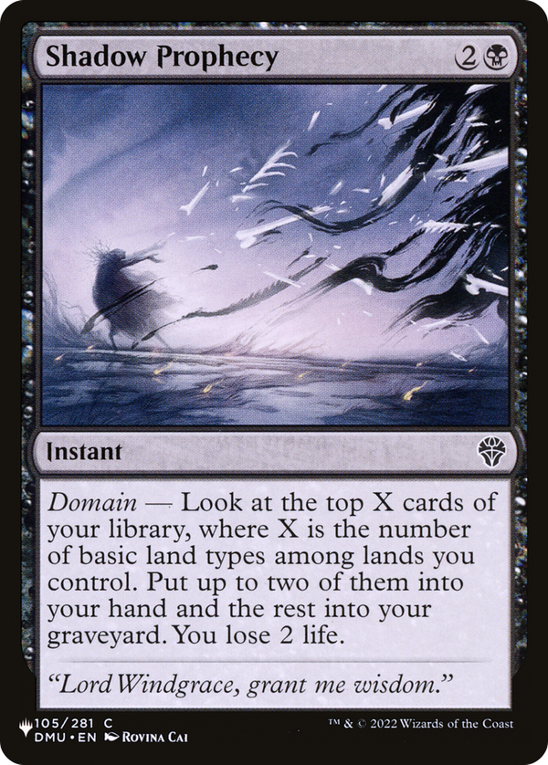 Shadow Prophecy (plst)