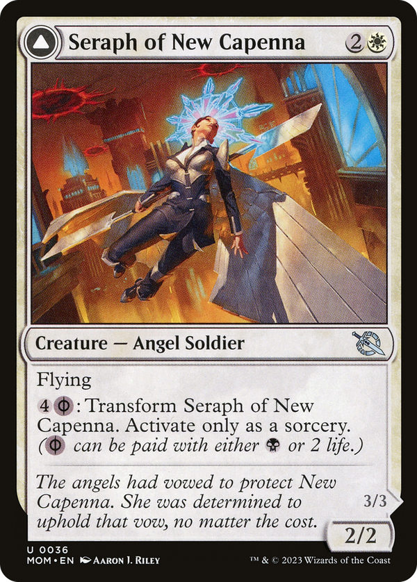 Seraph of New Capenna // Seraph of New Phyrexia (mom)