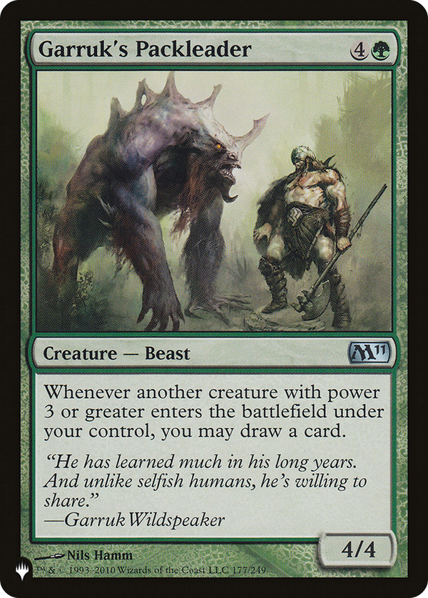 Garruk's Packleader (plst)