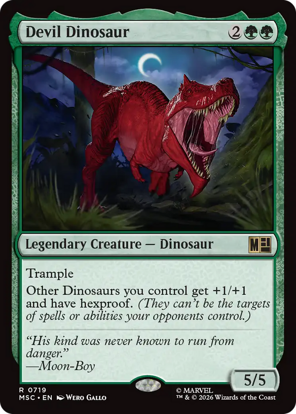 Devil Dinosaur (msc)