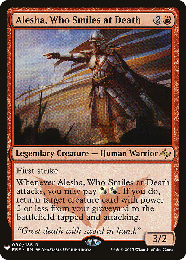 Alesha, Who Smiles at Death (plst)