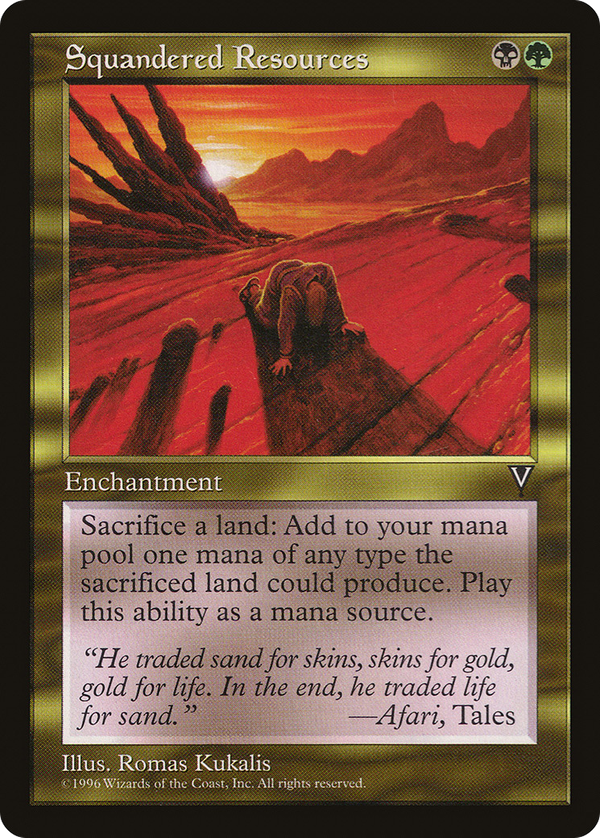 Squandered Resources (vis)