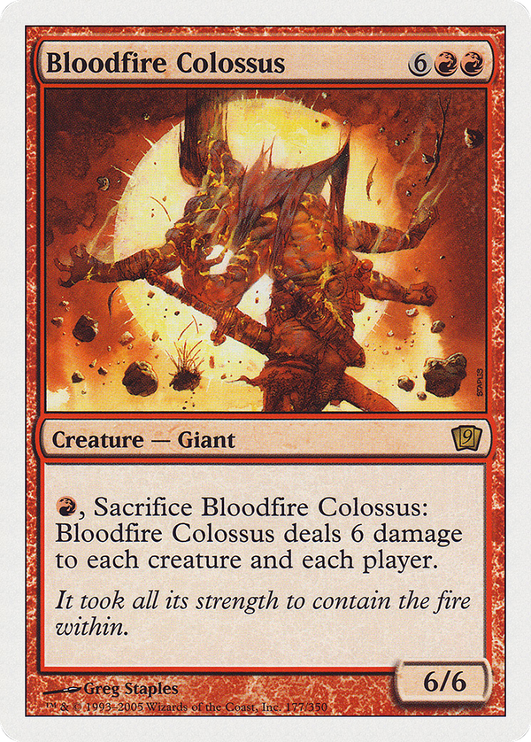 Bloodfire Colossus (9ed)