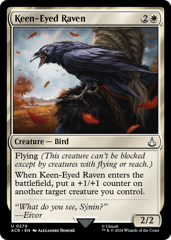 Keen-Eyed Raven (acr)