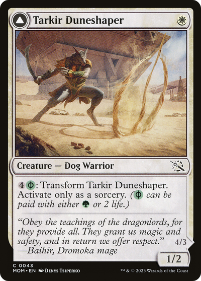 Tarkir Duneshaper // Burnished Dunestomper