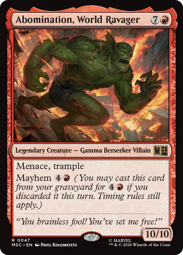 Abomination, World Ravager (msc)