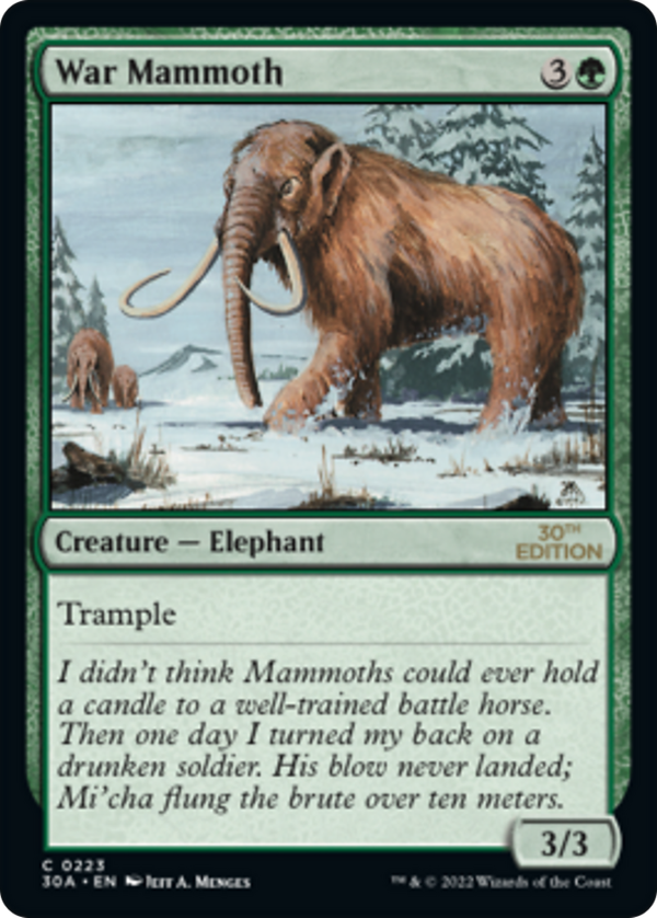 War Mammoth (30a)