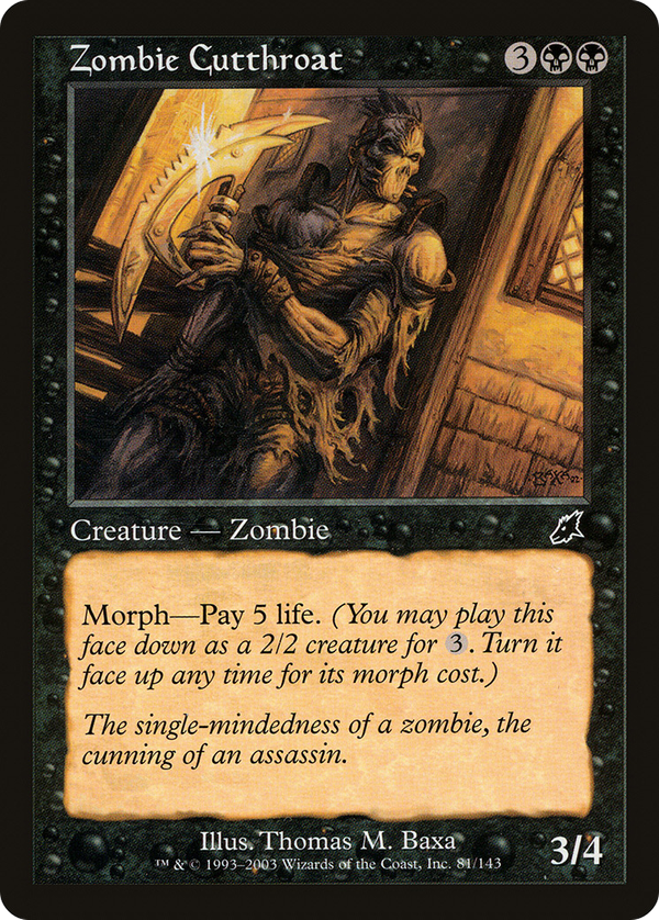 Zombie Cutthroat (scg)