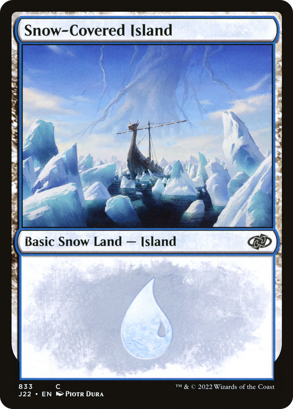 Snow-Covered Island (j22)