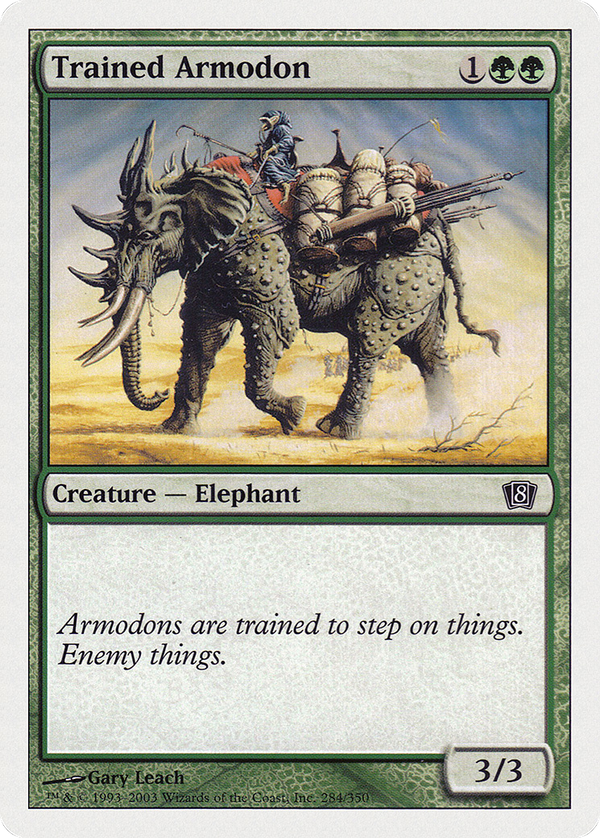 Trained Armodon (8ed)