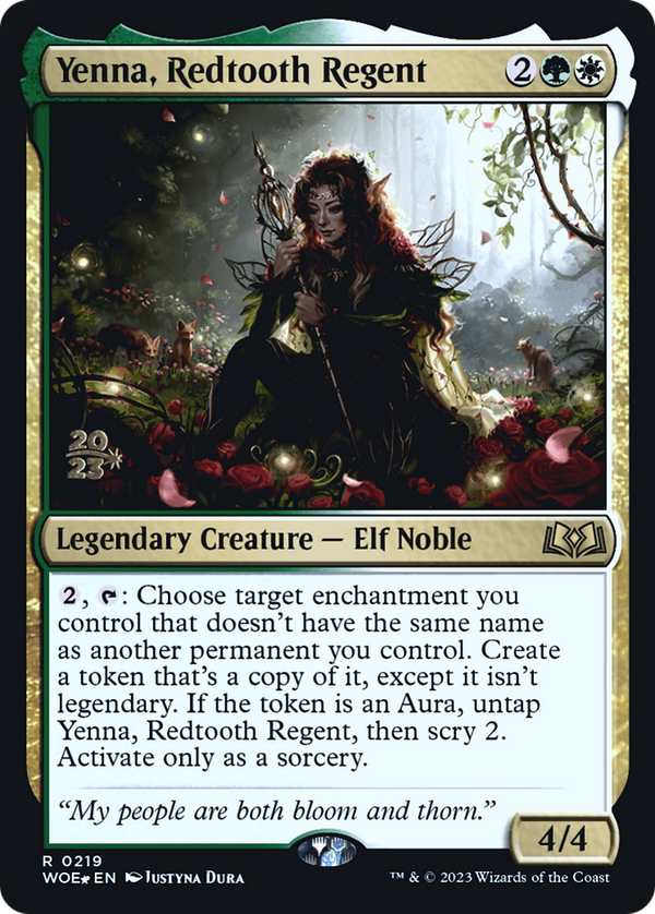 Yenna, Redtooth Regent (pwoe)